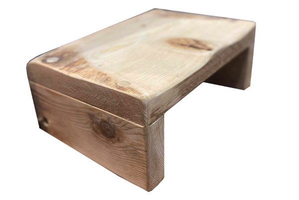 Reclaimed Wood Booster Seat
