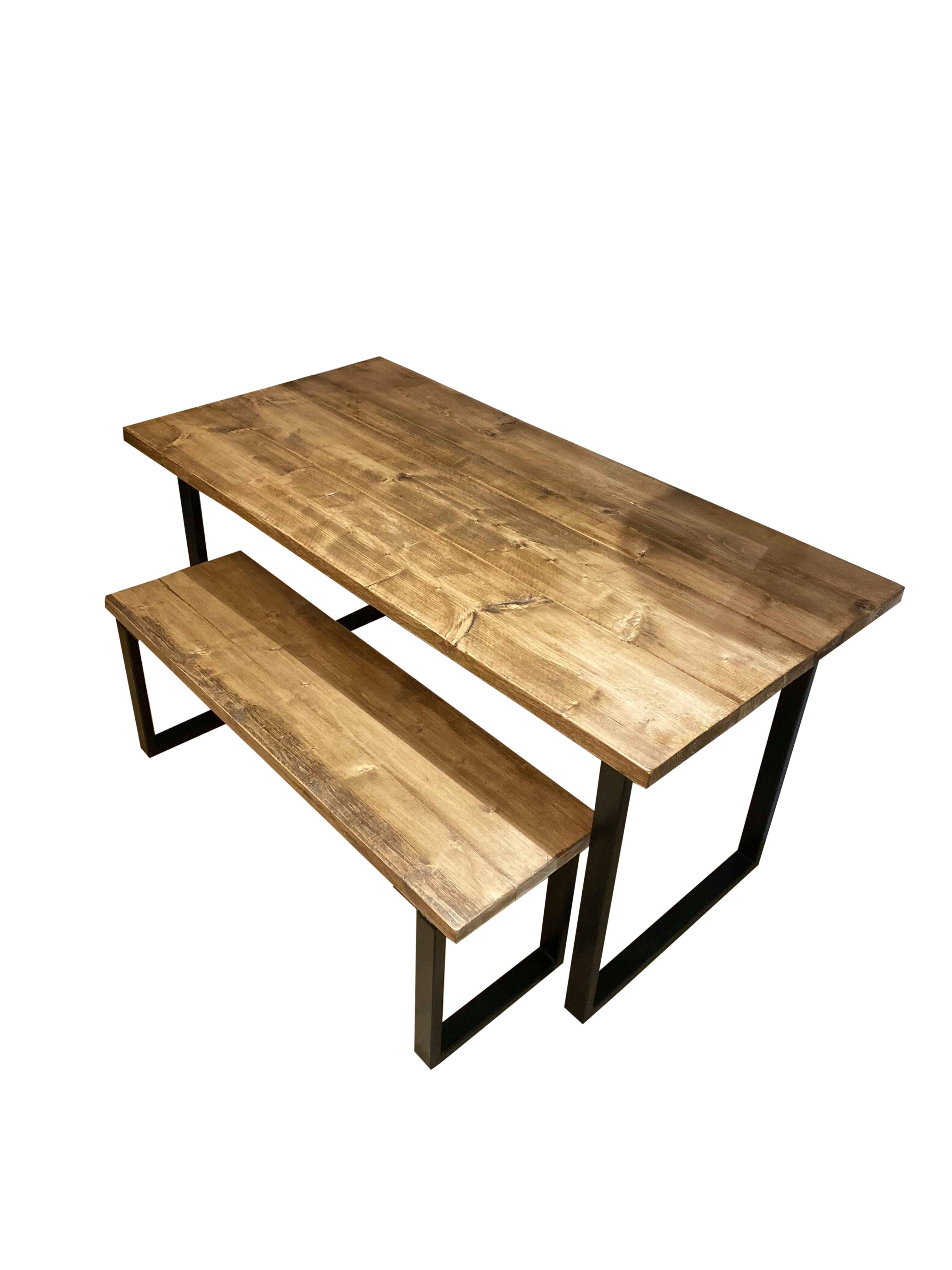 Reclaimed Wood Dining Table By Brockley, Reclaimed Wood And Metal Dining Table